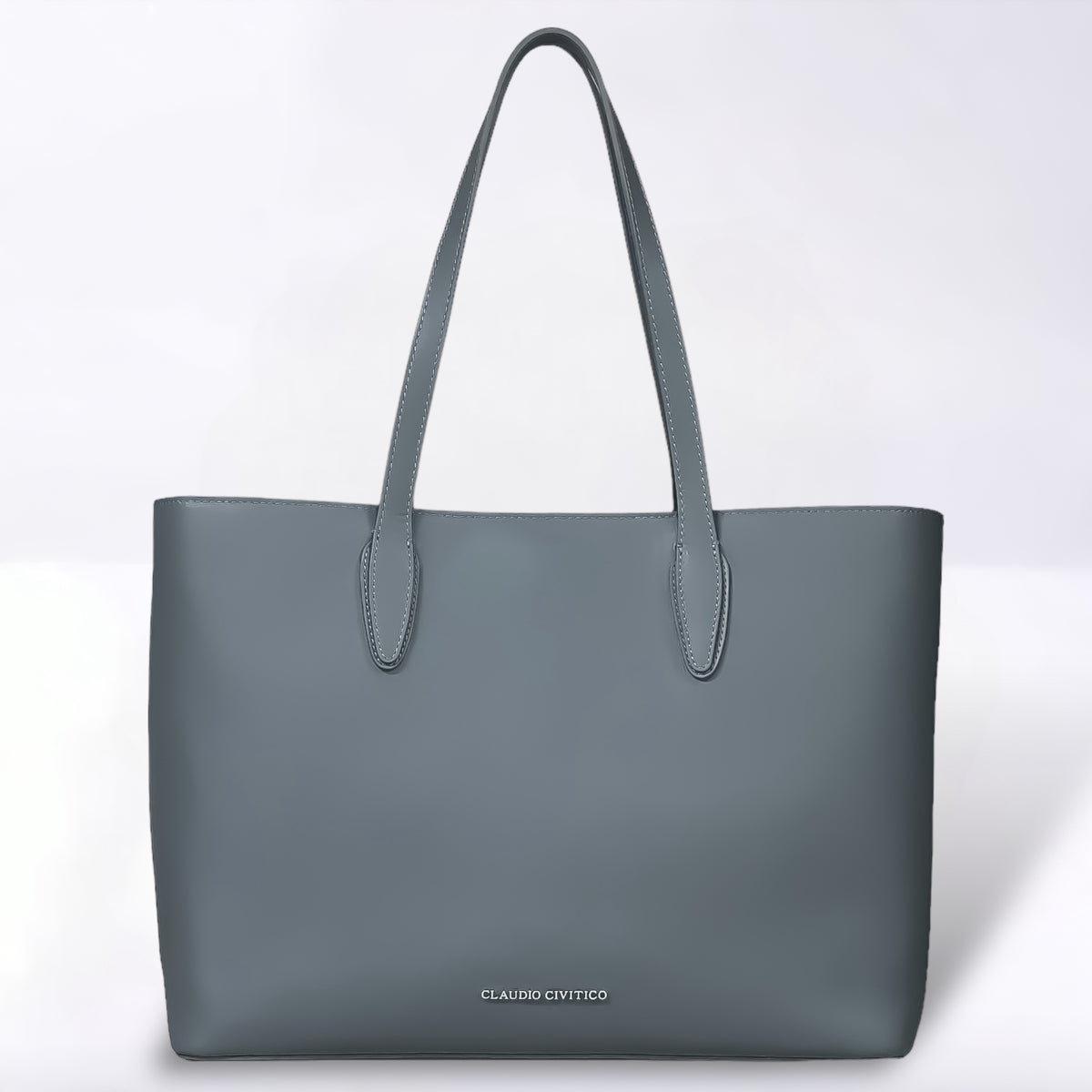 Bolso tote gris