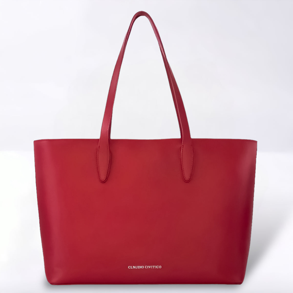 Bolso tote rojo